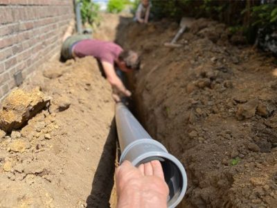 Trench Sewer Line Replacement